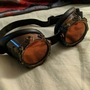 Steampunk burning man goggles